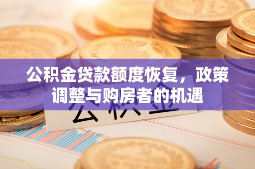 碌曲公积金贷款额度恢复，政策调整与购房者的机遇